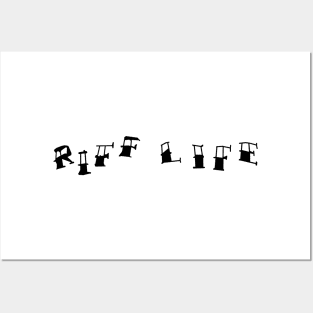 RIFF LIFE Guitar Life Heavy Metal Posters and Art